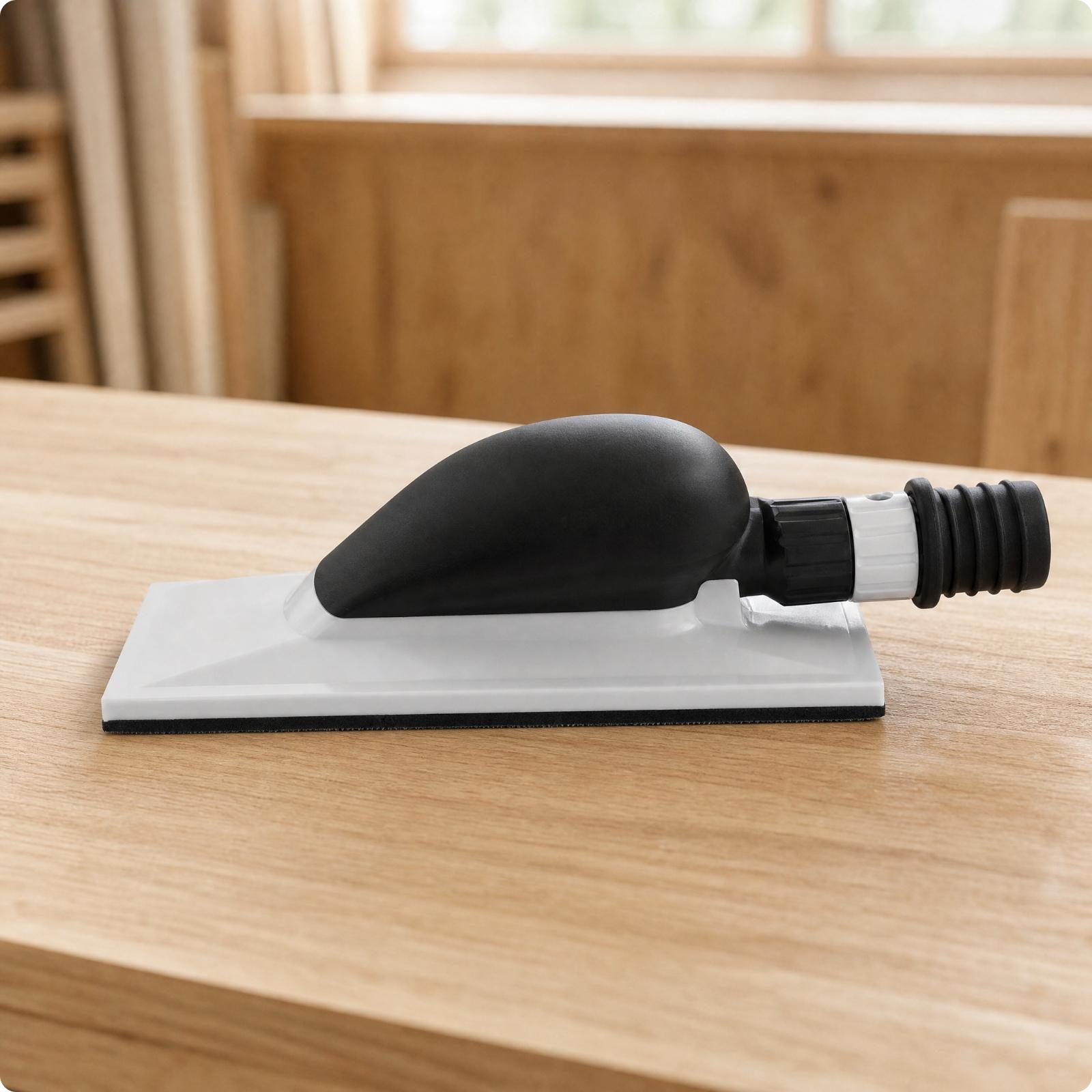 Woodworking Workshop - Handzame vacuüm-polijstpad voor houtbewerking, geschikt voor