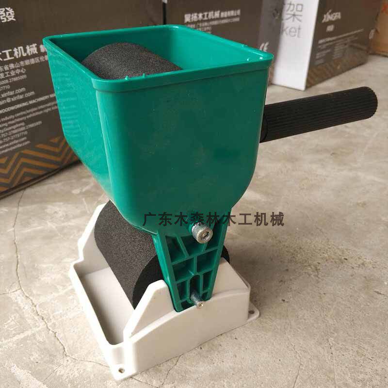 Woodworking Wallpaper - Drumtype lijmkwast Houtbewerkingsborstelmachine Draagbare kartonnen lijmkwastartikel