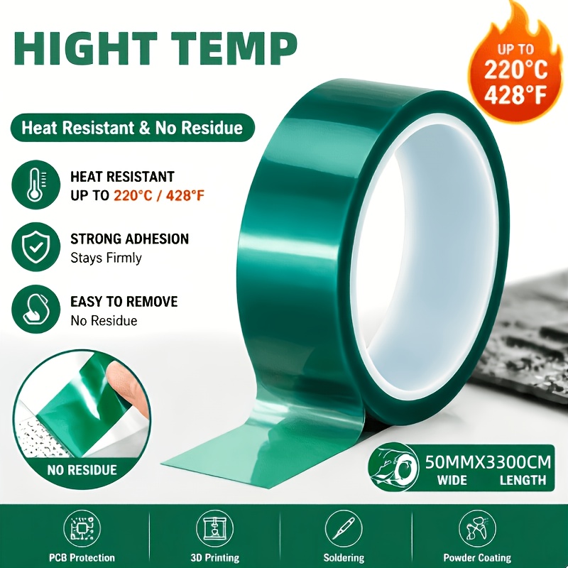 Woodworking Resin - YITAPE Groene Epoxyhars Tape Hoge Temperatuur