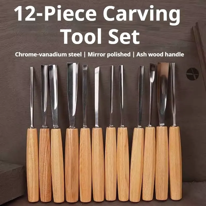 12-delige houtsnijbeitelset, g - Wood Chisel Set recensie en prijs