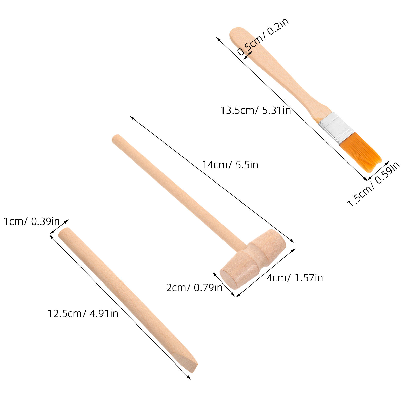 1 set graafgereedschap voor ki - Wood Chisel Set recensie en prijs