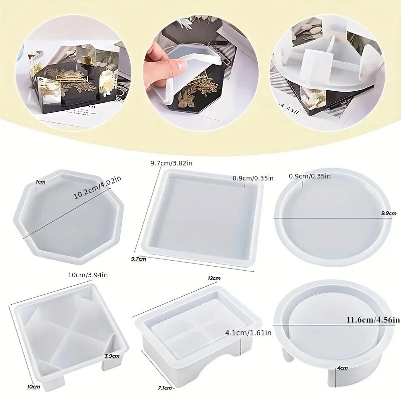 Coaster hars mallen set inclus - Woodworking Resin recensie en prijs