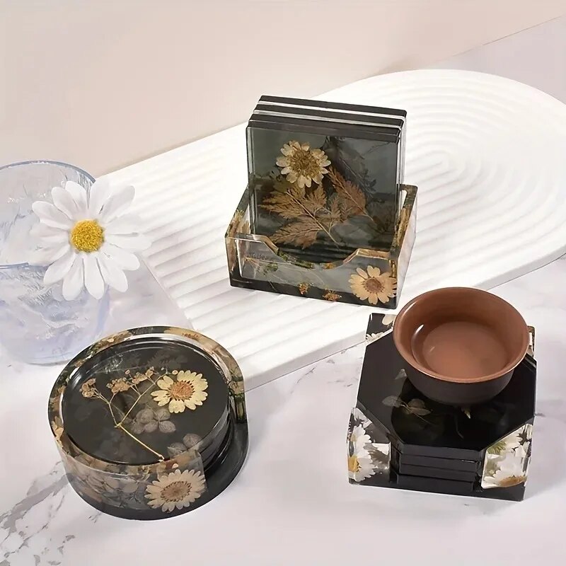 Coaster hars mallen set inclus - Woodworking Resin recensie en prijs
